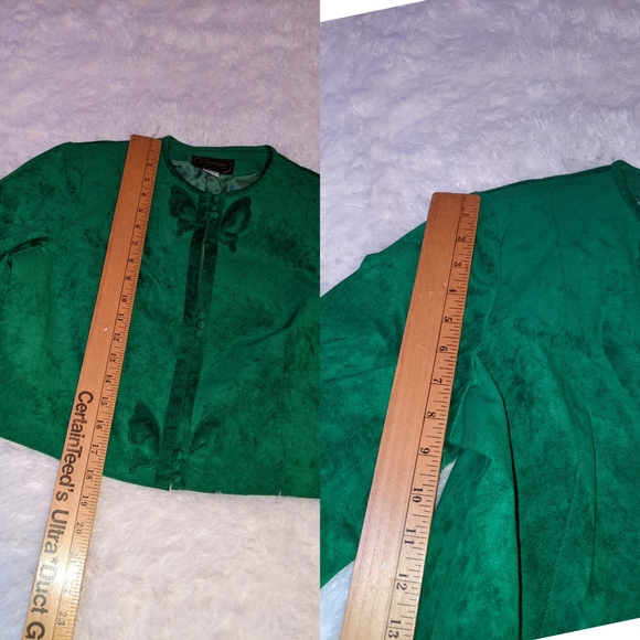 Clarissa Alexandria, VA. Ultrasuede brand fabric 2pc set outfit - Picture 9 of 16